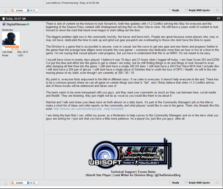 The-Division-Forum-Communitys-Schuld