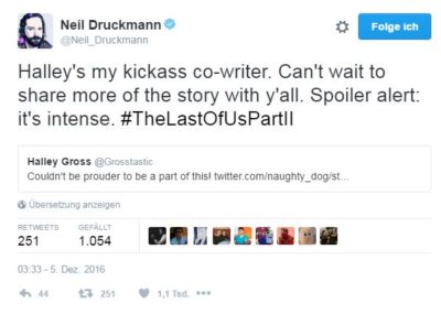 druckmann-confirms-last-of-us-2-co-writer-halley-gross