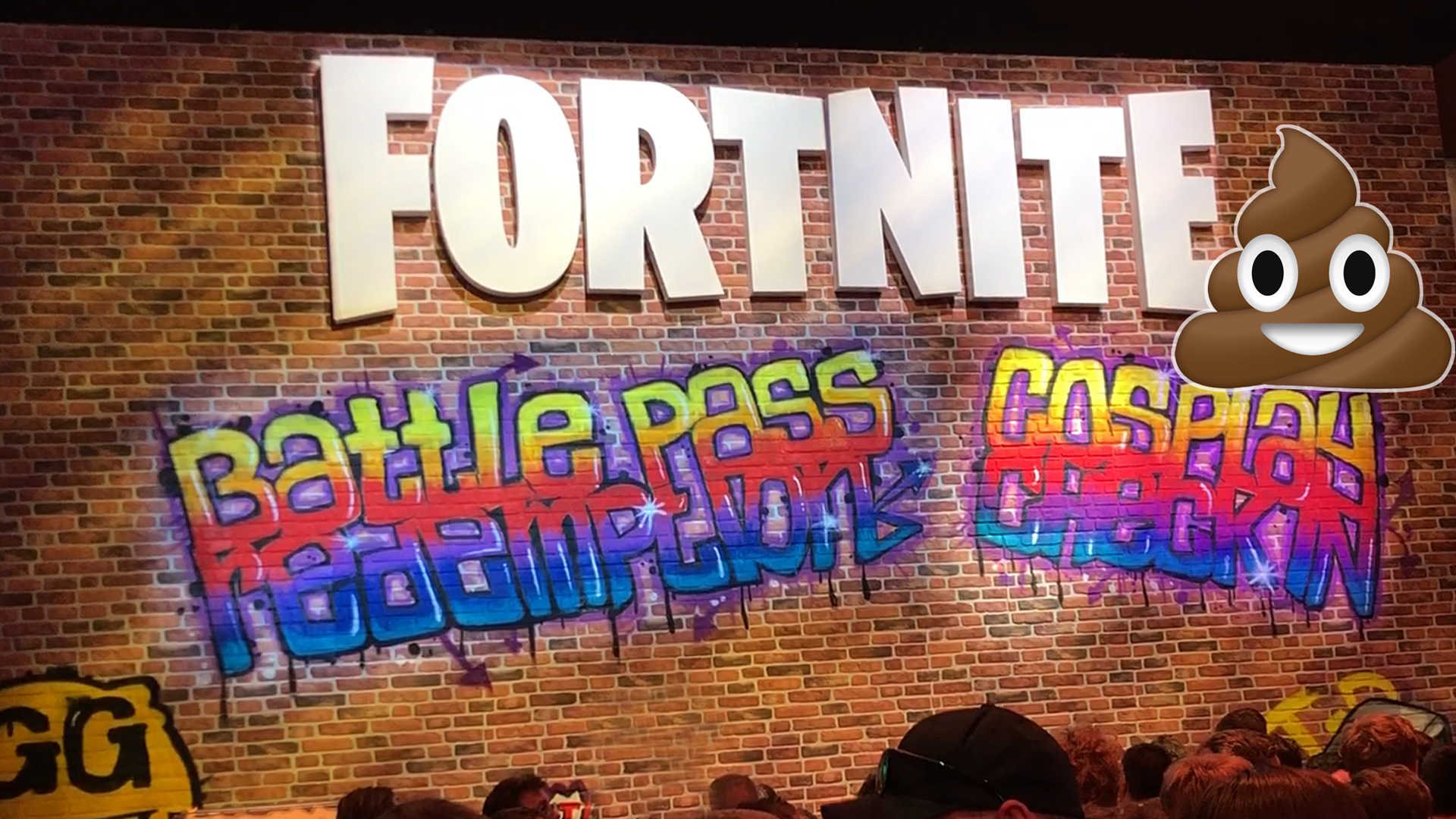 fortnite spieler kackt in tute am gamescom stand und bringt damit junge zum erbrechen und ganze halle zum stinken gamepire - fortnite stand gamescom 2018